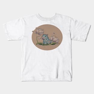 Very Small Lotus Hippo Kids T-Shirt